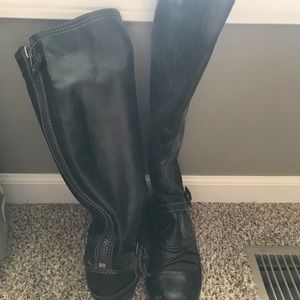 Gray Steve Madden boots